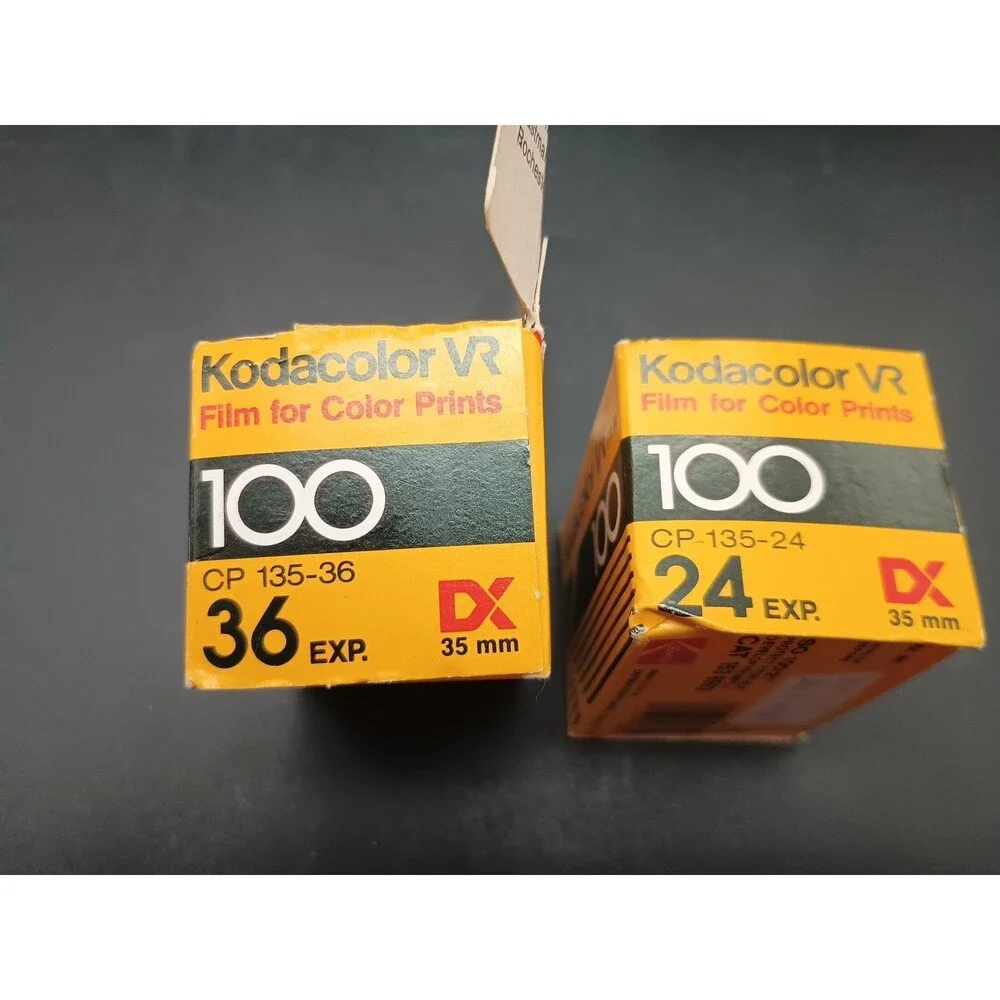 Kodacolor 35mm VR 100 Lot Of 2 36 Exp & 24 Exp Expired 1985